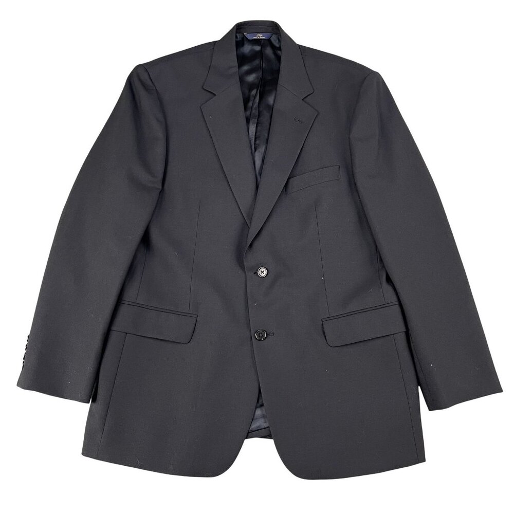 Brooks Brothers 346 Stretch Wool Black Blazer / Sports Coat Sz 42R (READ)